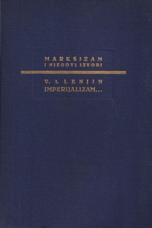 Marksizam i njegovi izvori - V.I. Lenjin, naslovnica knjige