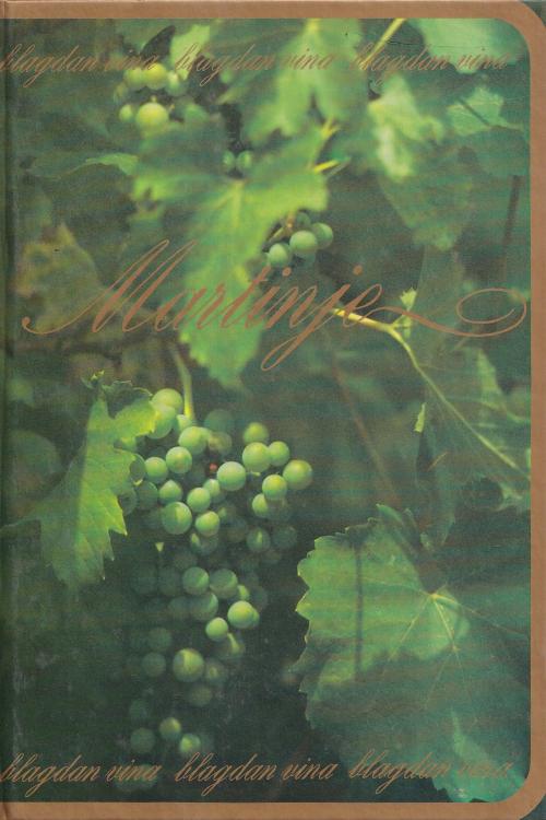 Martinje: blagdan vina, naslovnica knjige