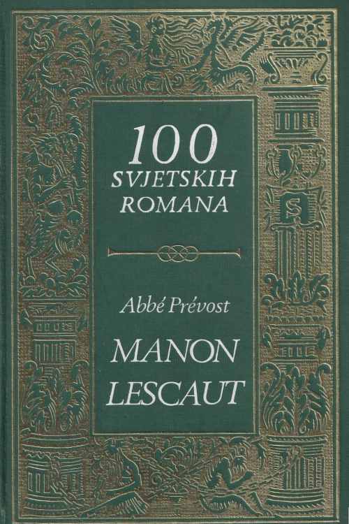 Manon Lescaut - Abbe Prevost, naslovnica knjige