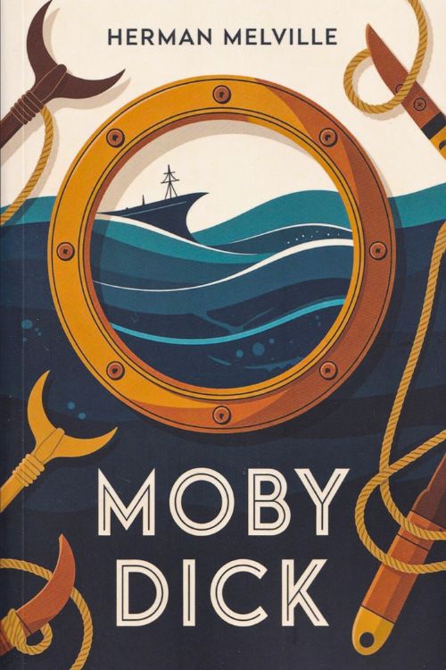 Moby Dick - Herman Melville, naslovnica knjige