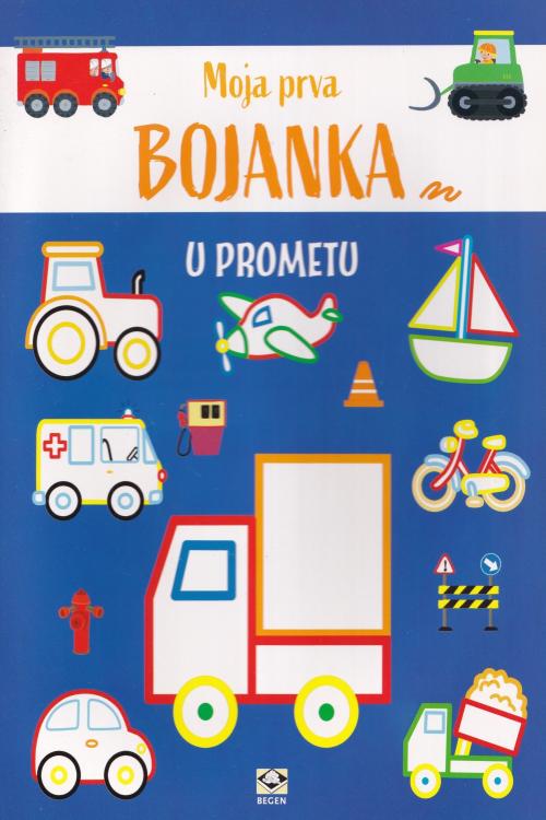 Moja prva bojanka: U prometu, naslovnica knjige