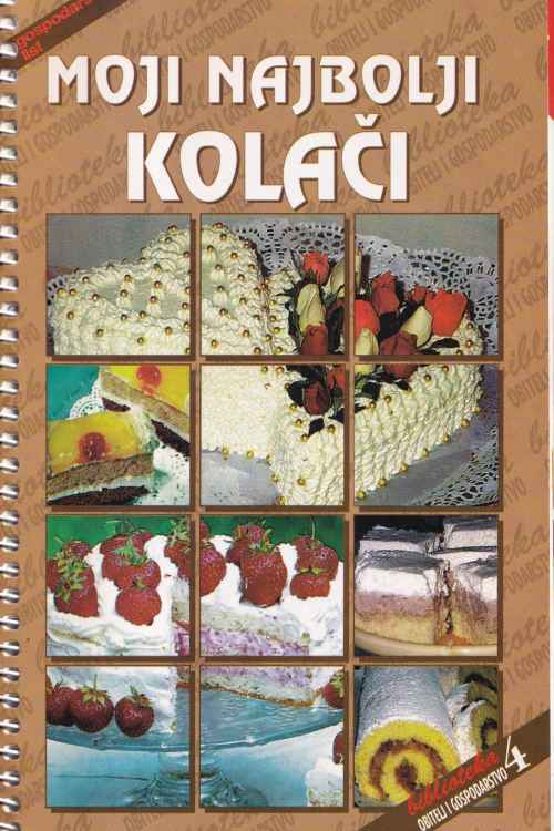 Moji najbolji kolači - Nada Ćuk, naslovnica knjige