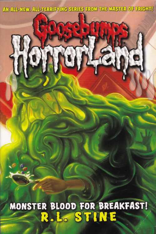 Goosebumps HorrorLand: Monster Blood for Breakfast (Book 3) - R. L. Stine, naslovnica knjige