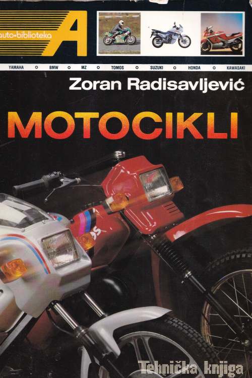 Motocikli - Zoran Radisavljević, naslovnica knjige