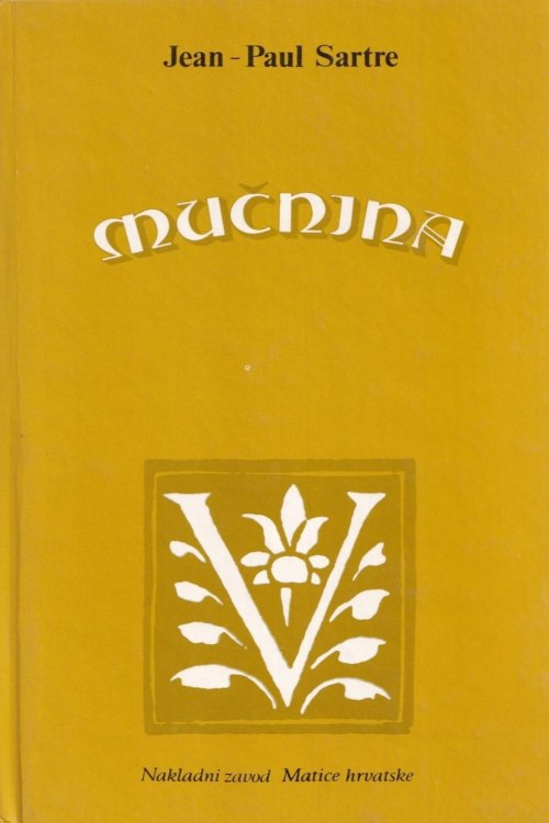 Mučnina - Jean - Paul Sartre, naslovnica knjige