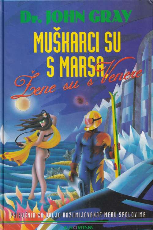Muškarci su s Marsa, žene su s Venere - John Gray, naslovnica knjige