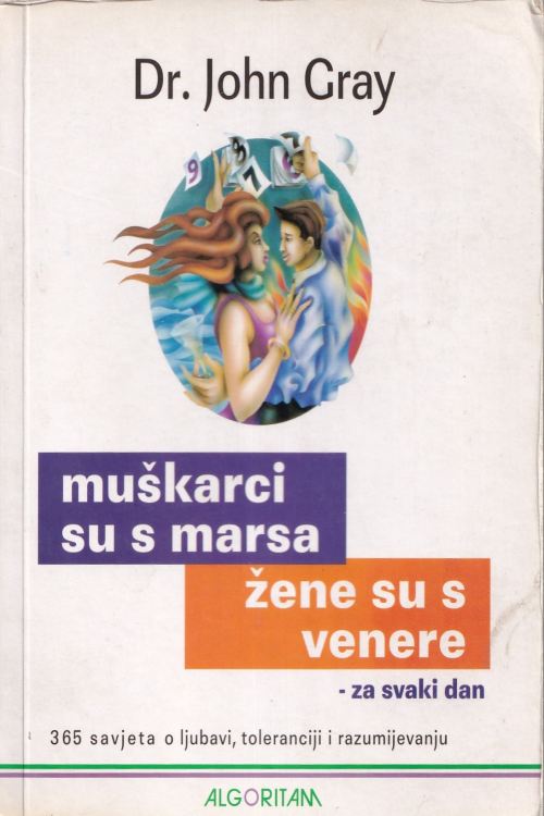 Muškarci su s Marsa, žene su s Venere - John Gray, naslovnica knjige