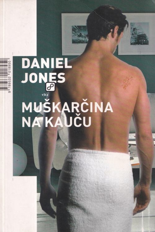 Muškarčina na kauču - Daniel Jones, naslovnica knjige