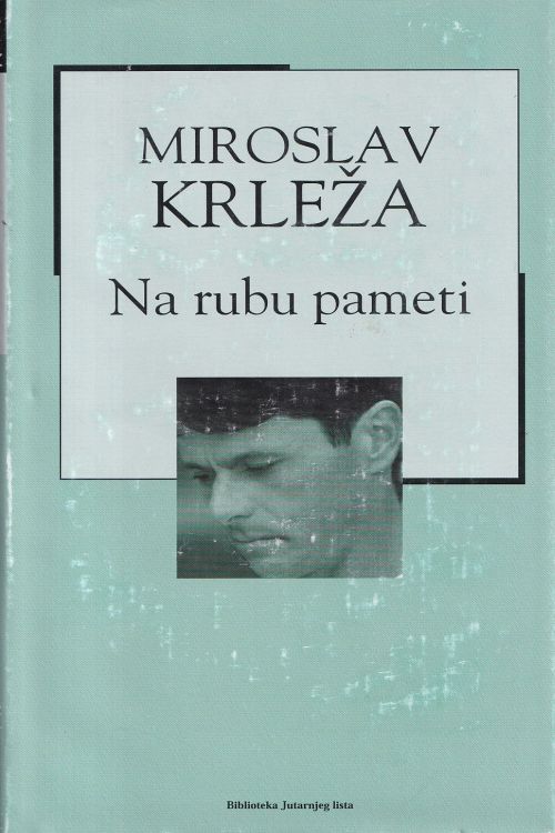 Na rubu pameti - Miroslav Krleža, naslovnica knjige