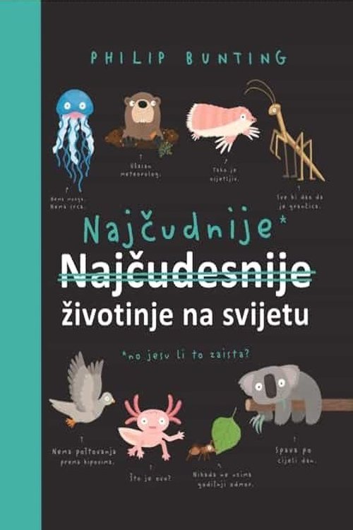 Najčudnije životinje na svijetu - Philip Bunting, naslovnica knjige
