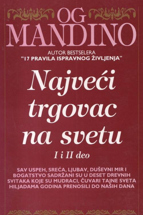 Najveći trgovac na svetu - Og Mandino, naslovnica knjige