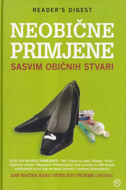 Neobične primjene sasvim običnih stvari, naslovnica knjige