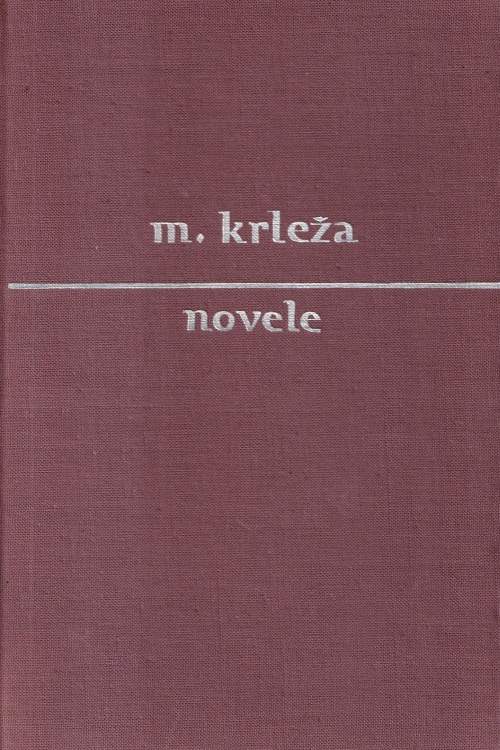 Novele - Miroslav Krleža, naslovnica knjige