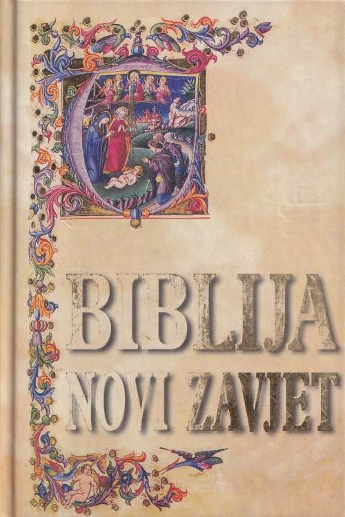 Biblija - Novi zavjet, naslovnica knjige