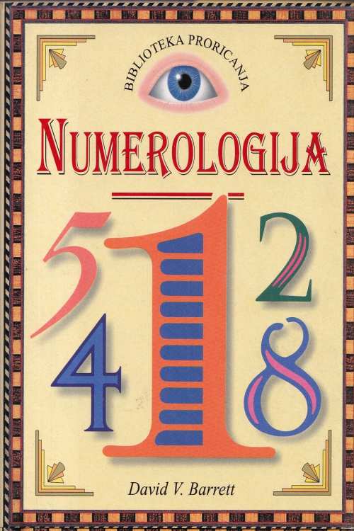 Numerologija - David V. Barrett, naslovnica knjige