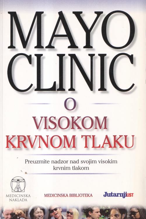 Mayo Clinic: O visokom tlaku, naslovnica knjige