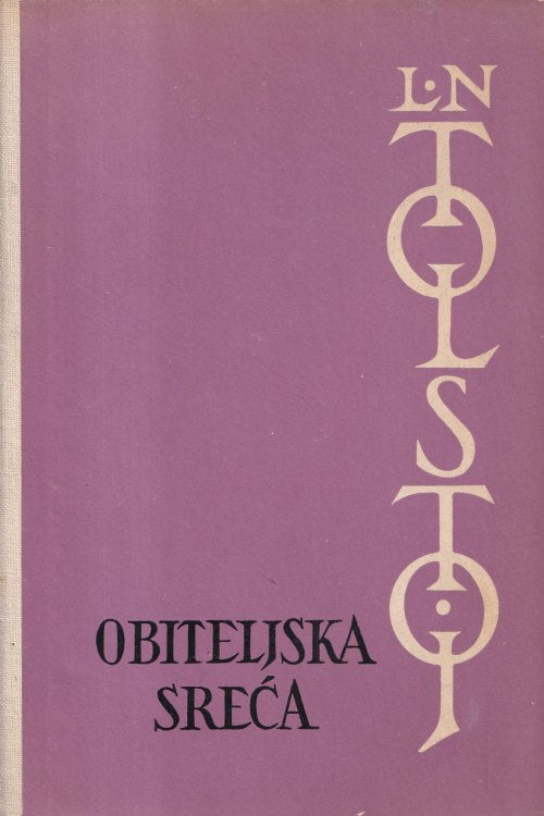 Obiteljska sreća - Lav Nikolajevič Tolstoj, naslovnica knjige