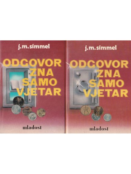Odgovor zna samo vjetar 1 - 2 - Johannes Mario Simmel, naslovnica knjige