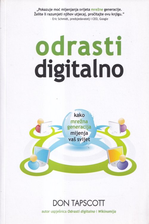 Odrasti digitalno - Don Tapscott, naslovnica knjige