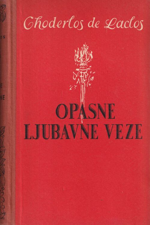 Opasne ljubavne veze - Choderlo de Laclos, naslovnica knjige