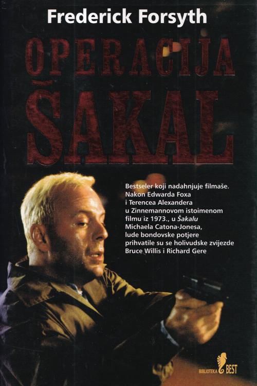 Operacija Šakal - Frederick Forsyth, naslovnica knjige