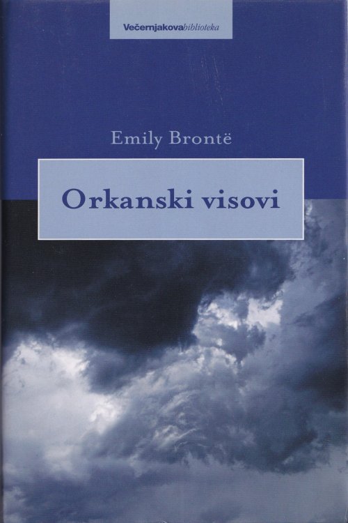 Orkanski visovi - Emily Bronte, naslovnica knjige