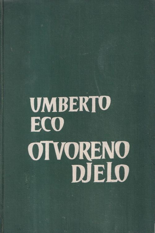 Otvoreno djelo - Umberto Eco, naslovnica knjige