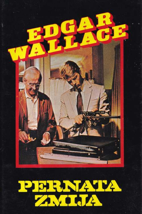 Pernata zmija - Edgar Wallace, naslovnica knjige