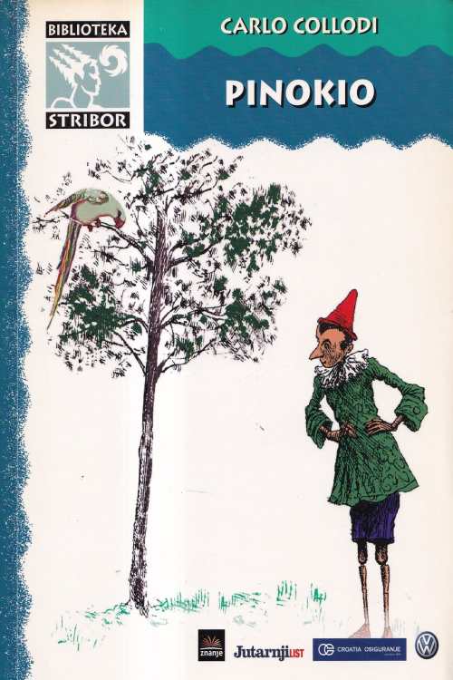 Pinokio - Carlo Collodi, naslovnica knjige