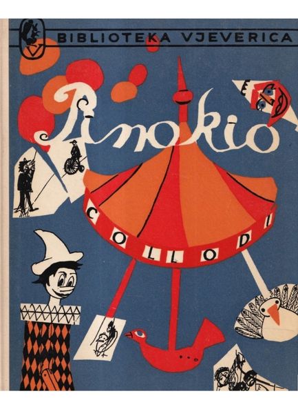 Pinokio - Carlo Collodi, naslovnica knjige