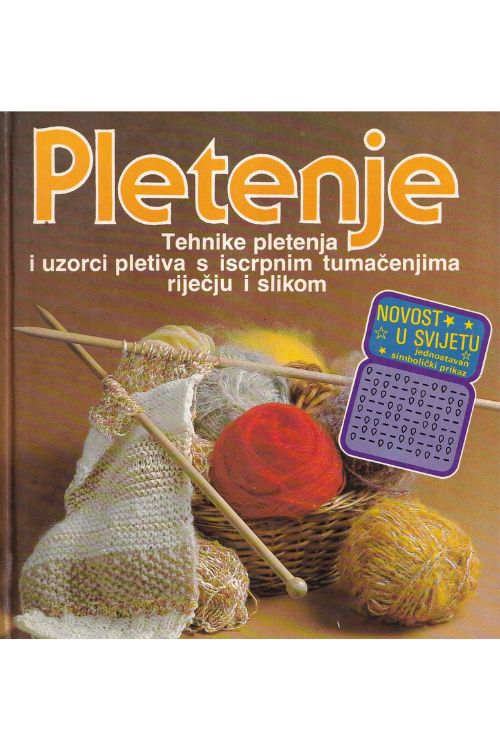Pletenje, naslovnica knjige