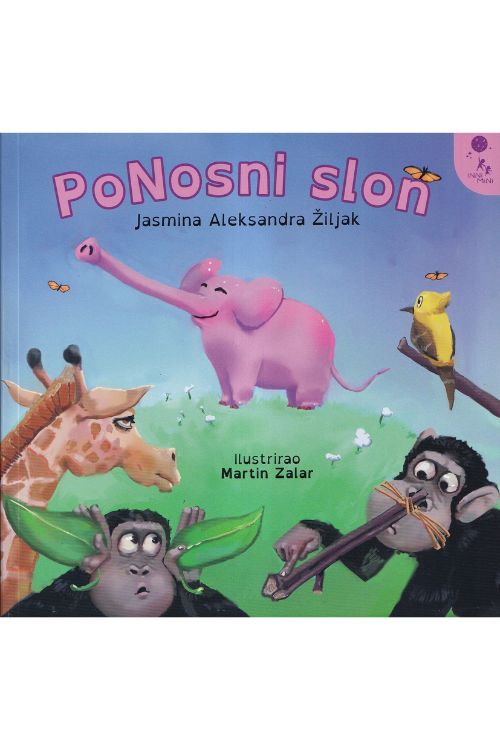 PoNosni slon - Jasmina Aleksandra Žiljak, naslovnica knjige