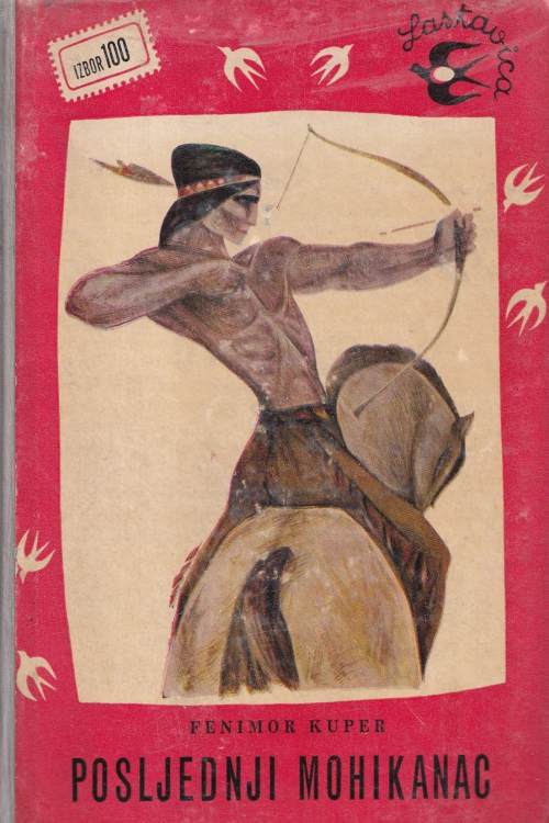 Posljednji Mohikanac - Fenimore Cooper, naslovnica knjige