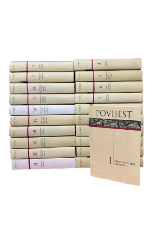 Povijest 1 - 21, autor Enrico Cravetto, hrbat knjige