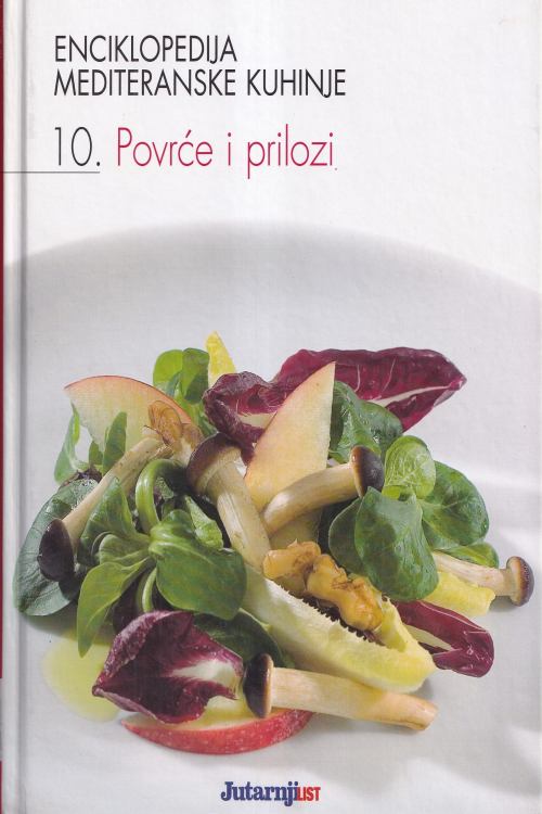 Enciklopedija mediteranske kuhinje: 10. Povrće i prilozi, naslovnica knjige