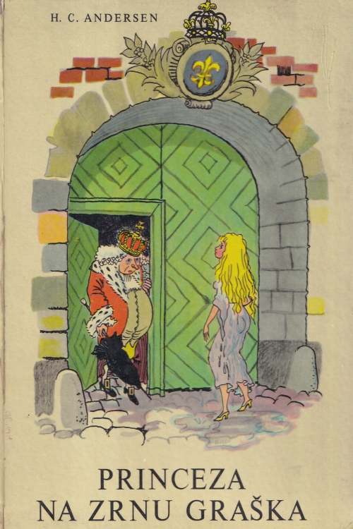 Princeza na zrnu graška - Hans Christian Andersen, naslovnica knjige