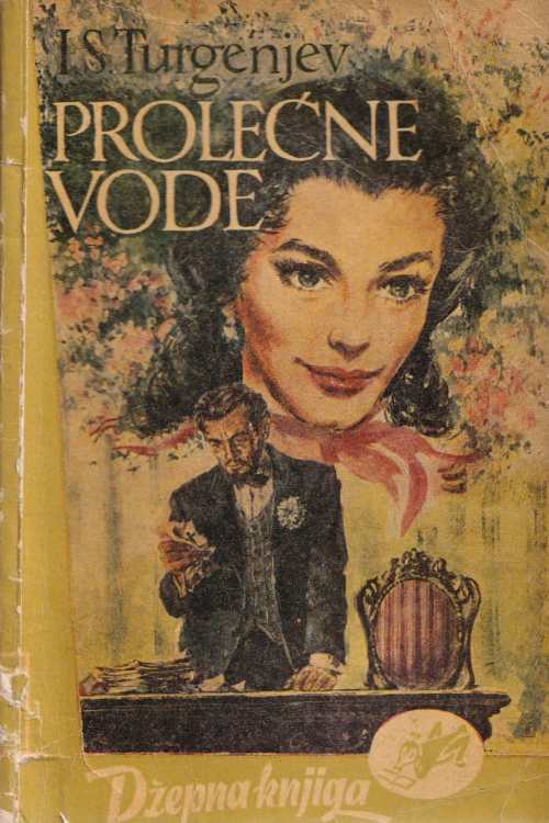 Prolećne vode - I.S. Turgenjev, naslovnica knjige