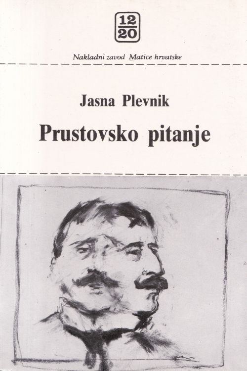 Prustovsko pitanje - Jasna Plevnik, naslovnica knjige