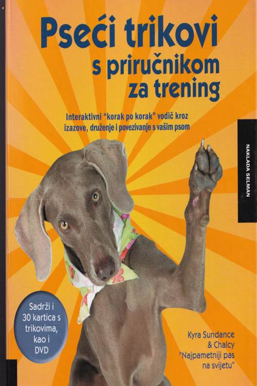 Pseći trikovi s priručnikom za trening, naslovnica knjige