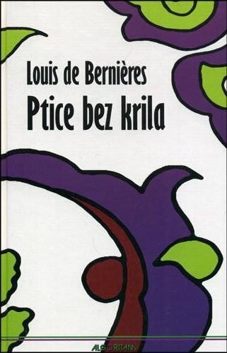 Ptice bez krila, Louis DE BERNIERES, apstraktni oblici na bijeloj podlozi.