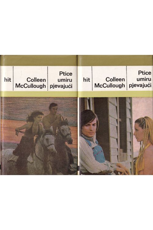 Ptie umiru pjevajući 1 - 2 - Colleen McCullough, naslovnica knjige