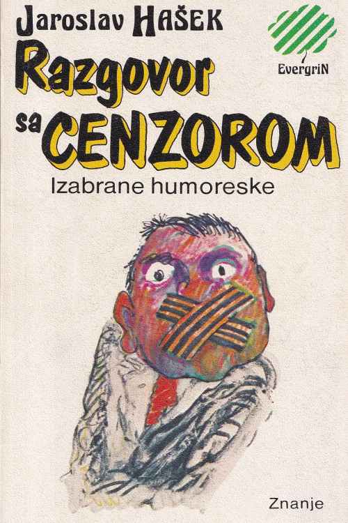 Razgovor sa cenzorom - Jaroslav Hašek, naslovnica knjige
