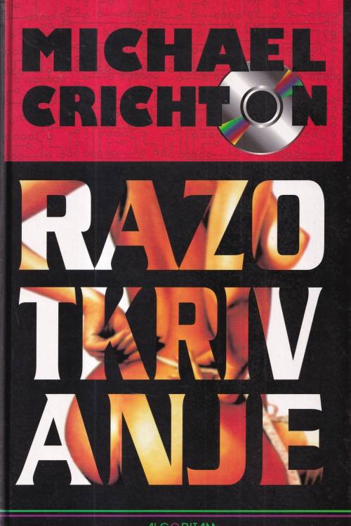 Razotkrivanje - Michael Crichton, naslovnica knjige
