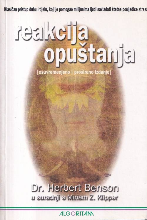Reakcija opuštanja - Herbert Benson, naslovnica knjige