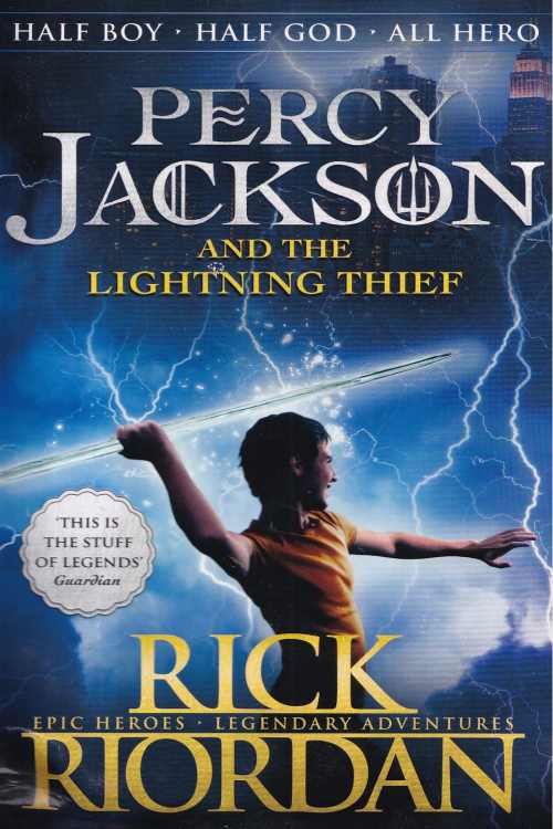 Rick Riordan and the Lightning Thief - Percy Jackson, naslovnica knjige