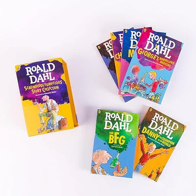 Roald Dahl's Scrumdiddlyumptious Story Collection: 6 Book Slipcase -  pojedinačne naslovnice