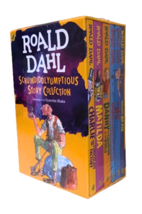 Roald Dahl's Scrumdiddlyumptious Story Collection: 6 Book Slipcase -  naslovnica knjige