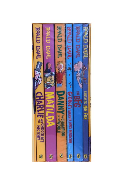 Roald Dahl's Scrumdiddlyumptious Story Collection: 6 Book Slipcase - hrbat