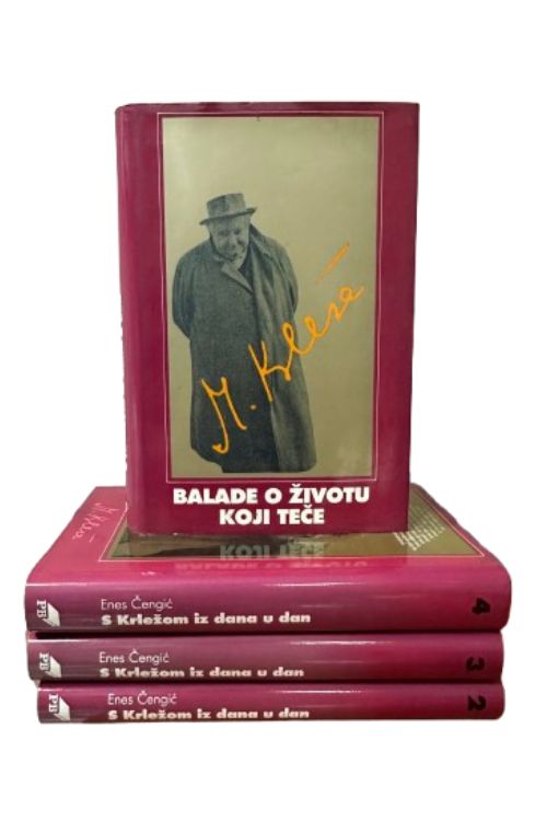S Krležom i dana u dan - Enes Čengić, naslovnica knjige