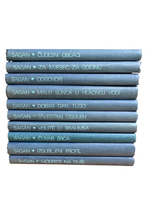 Odabrana djela 1 - 10 - Francoise Sagan, naslovnica knjige